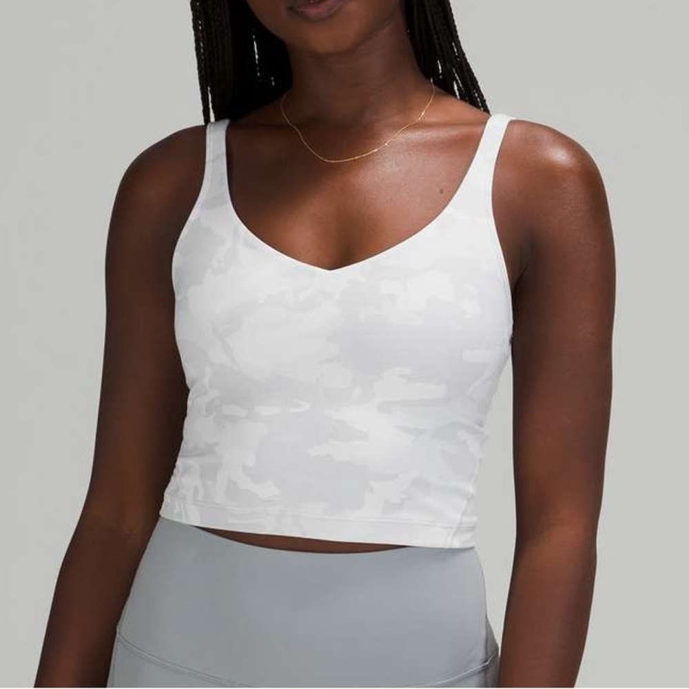 Grey White Camo Lululemon Align Tank
